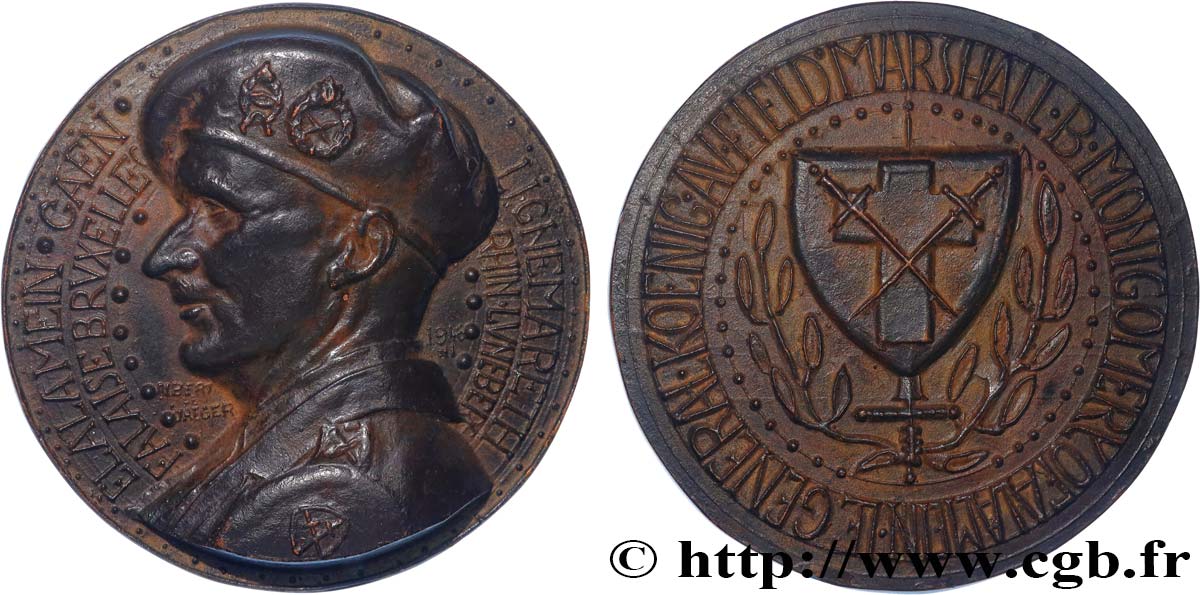 ROYAUME-UNI Médaille, Bernard Vicomte Montgomery of Alamein SUP