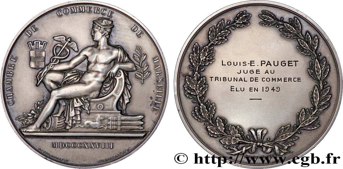 CHAMBRES DE COMMERCE Médaille, Chambre de commerce de Marseille SUP