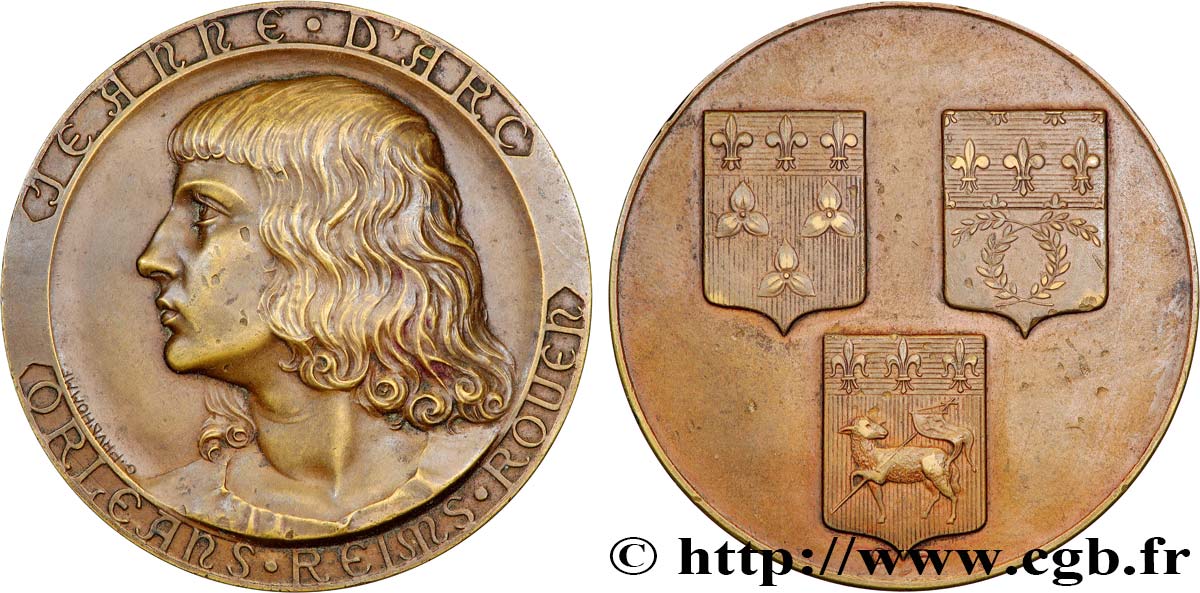 DRITTE FRANZOSISCHE REPUBLIK Médaille, Jeanne d’Arc SS