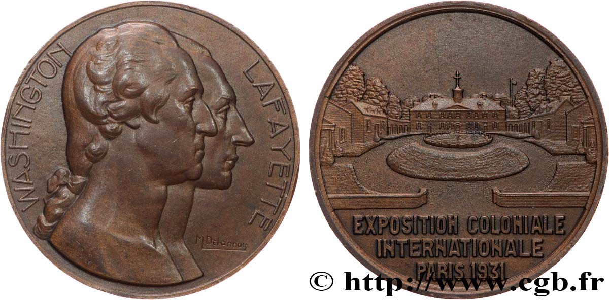 TERCERA REPUBLICA FRANCESA Médaille, Exposition Coloniale Internationale EBC
