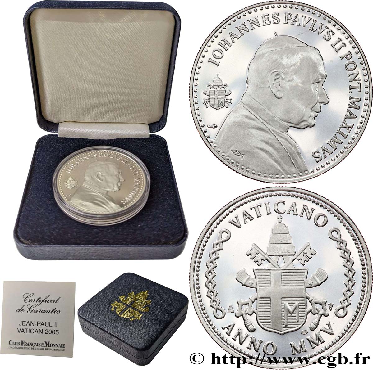 JEAN-PAUL II (Karol Wojtyla) Médaille, Pape Jean-Paul II SPL