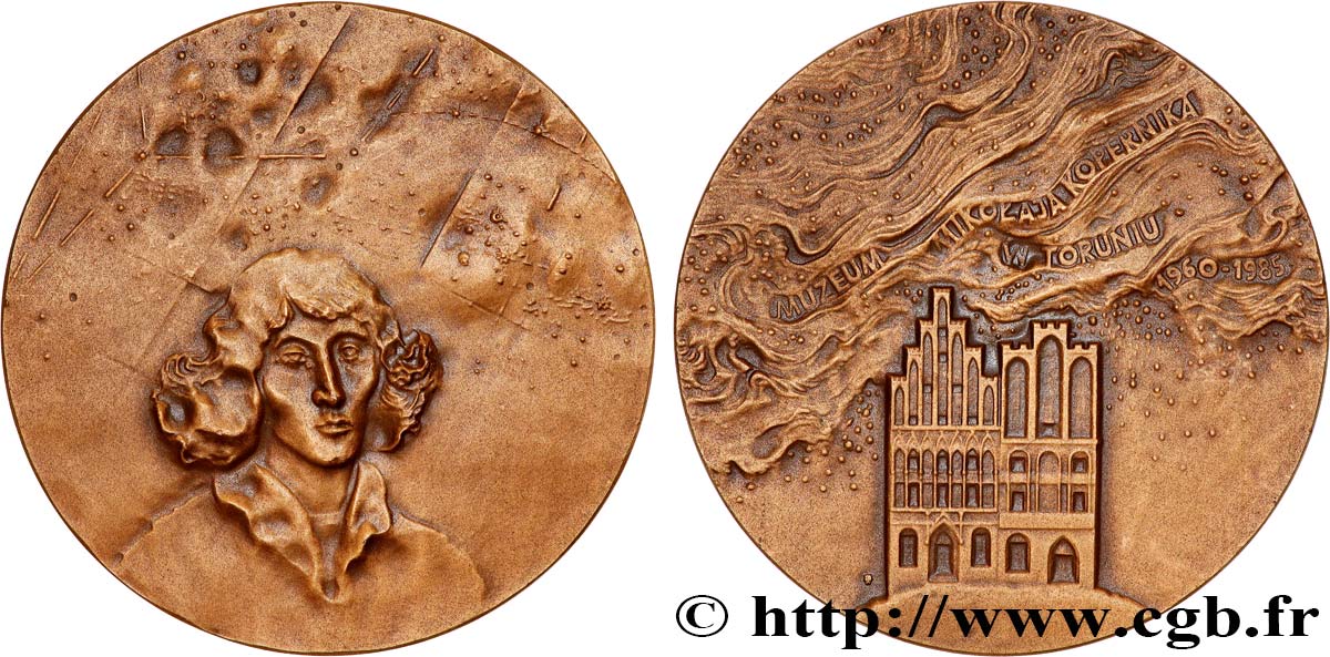 SCIENCES & SCIENTIFIQUES Médaille, Nicolas Copernic EBC