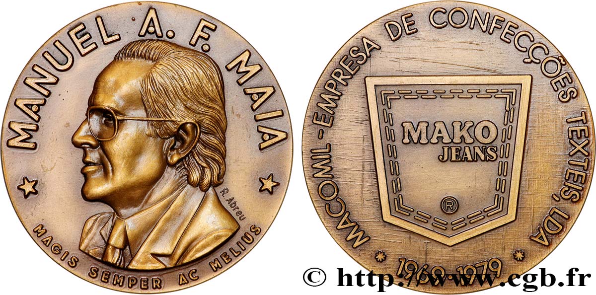 PORTUGAL Médaille, Manuel Maia, Mako jeans SUP