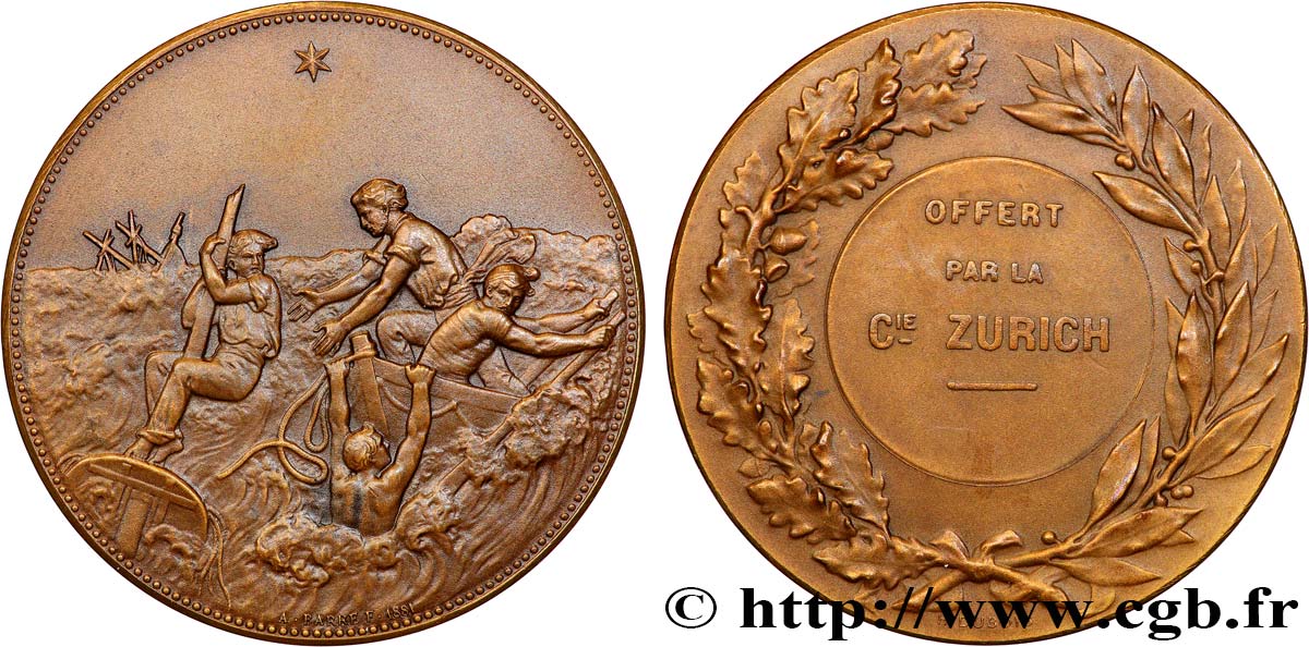 ASSURANCES Médaille, Offerte par la Zurich SUP