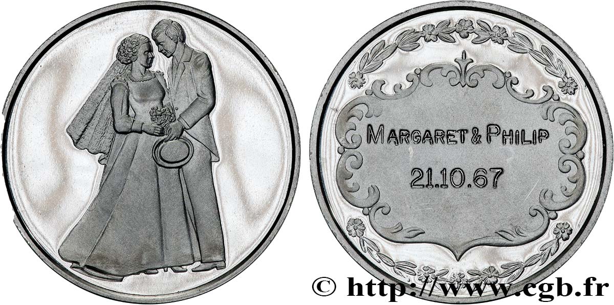 AMOUR ET MARIAGE Médaille de mariage Proof set