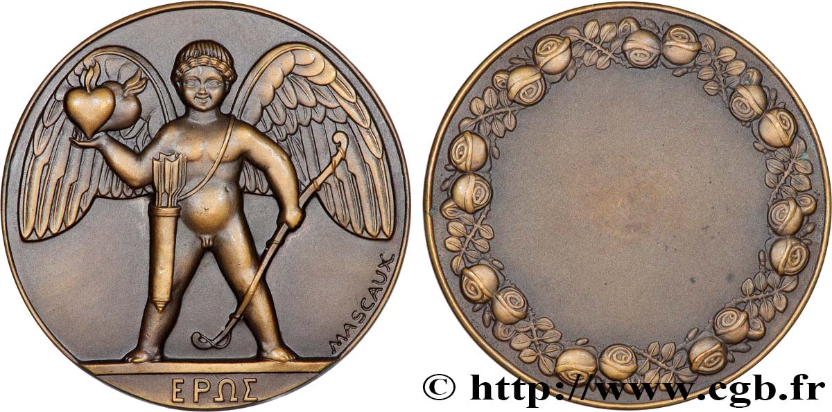 AMOUR ET MARIAGE Médaille de mariage, Eros SPL