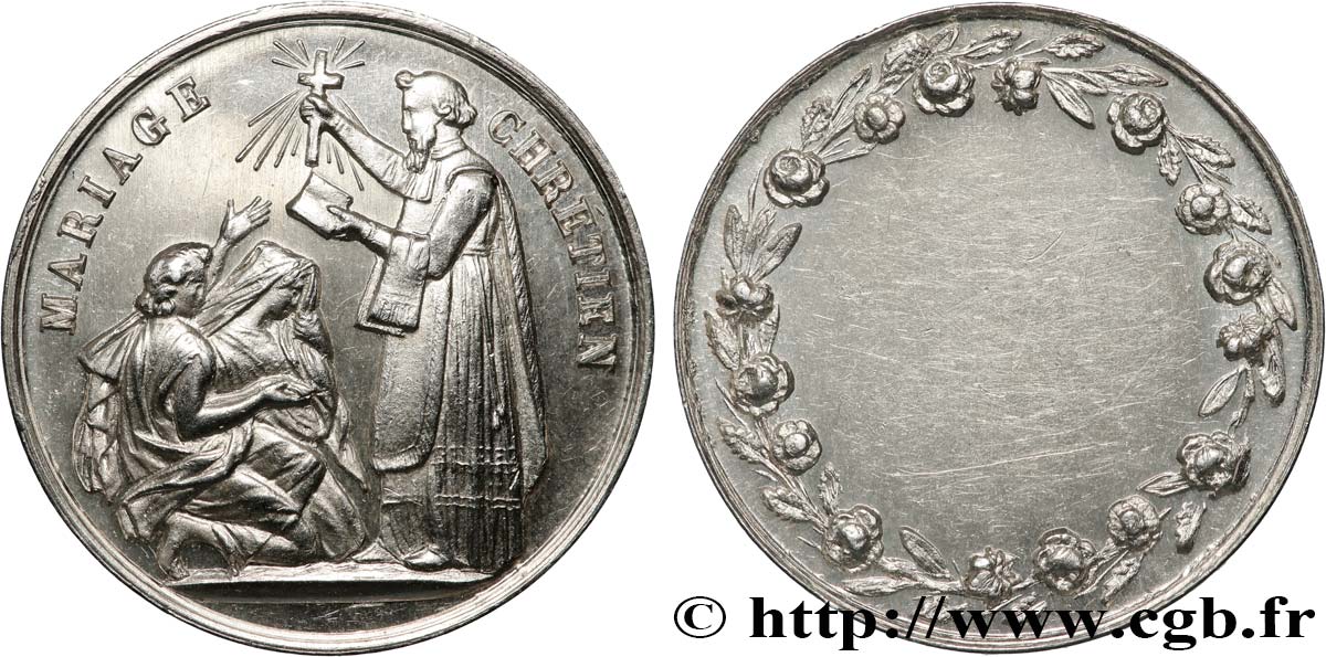 AMOUR ET MARIAGE Médaille, Mariage chrétien SUP