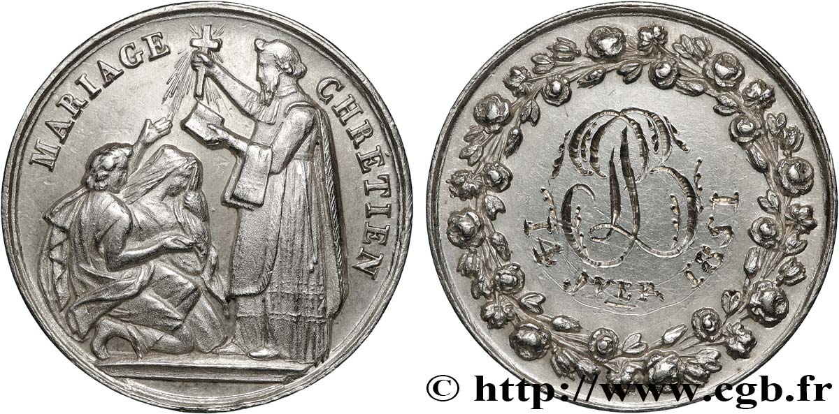 AMOUR ET MARIAGE Médaille, Mariage chrétien MBC+