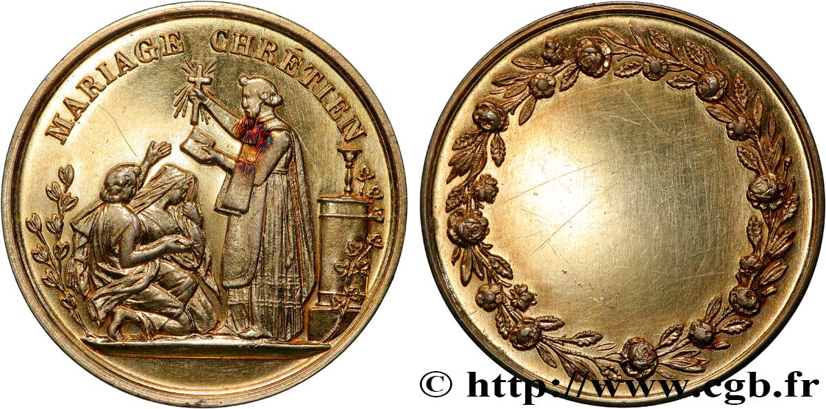 AMOUR ET MARIAGE Médaille, Mariage chrétien AU