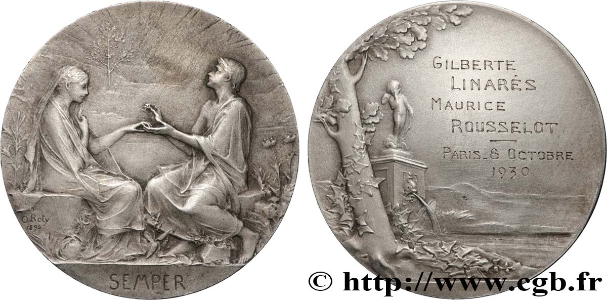 AMOUR ET MARIAGE Médaille, Semper q.SPL