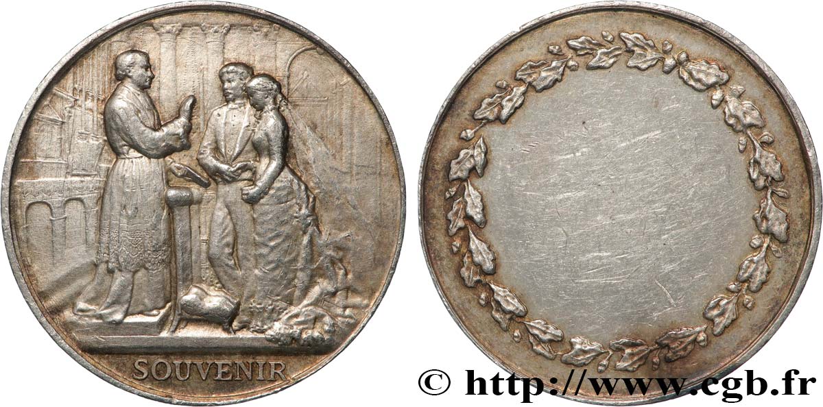 AMOUR ET MARIAGE Médaille de mariage, Souvenir fVZ