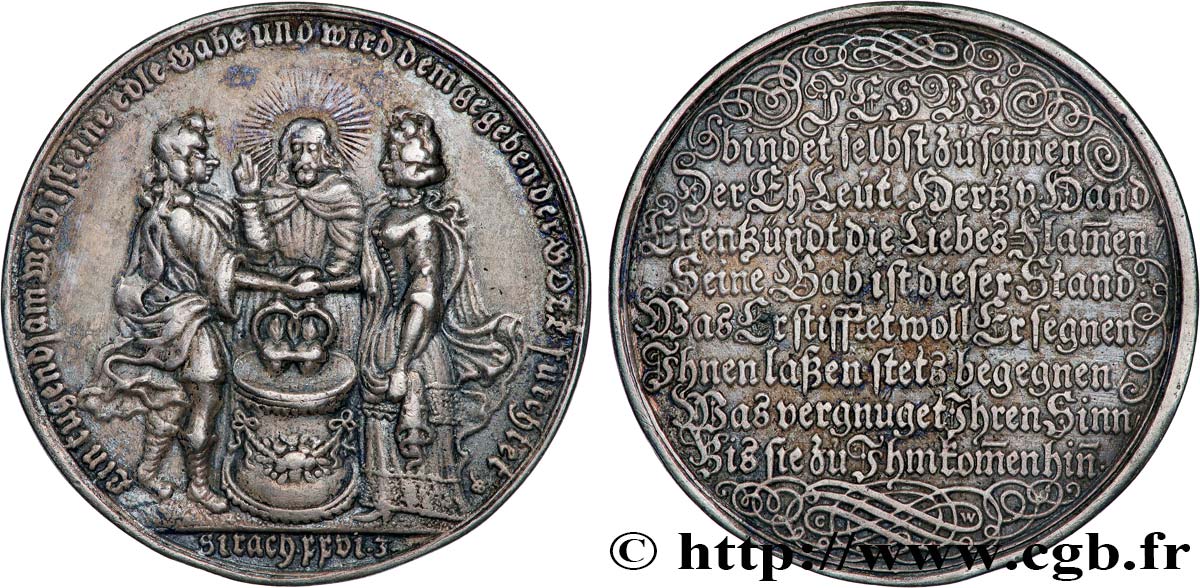 DEUTSCHLAND Médaille de mariage SS