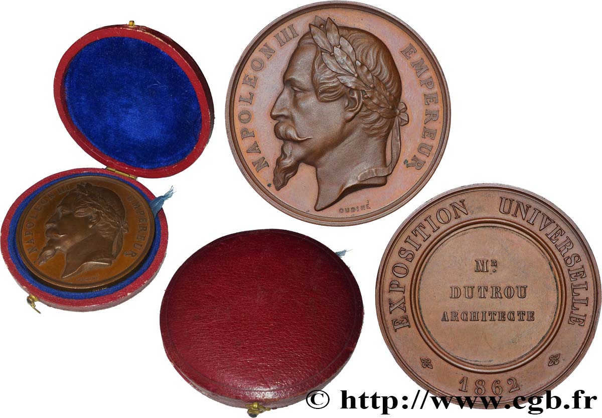 SEGUNDO IMPERIO FRANCES Médaille de récompense EBC