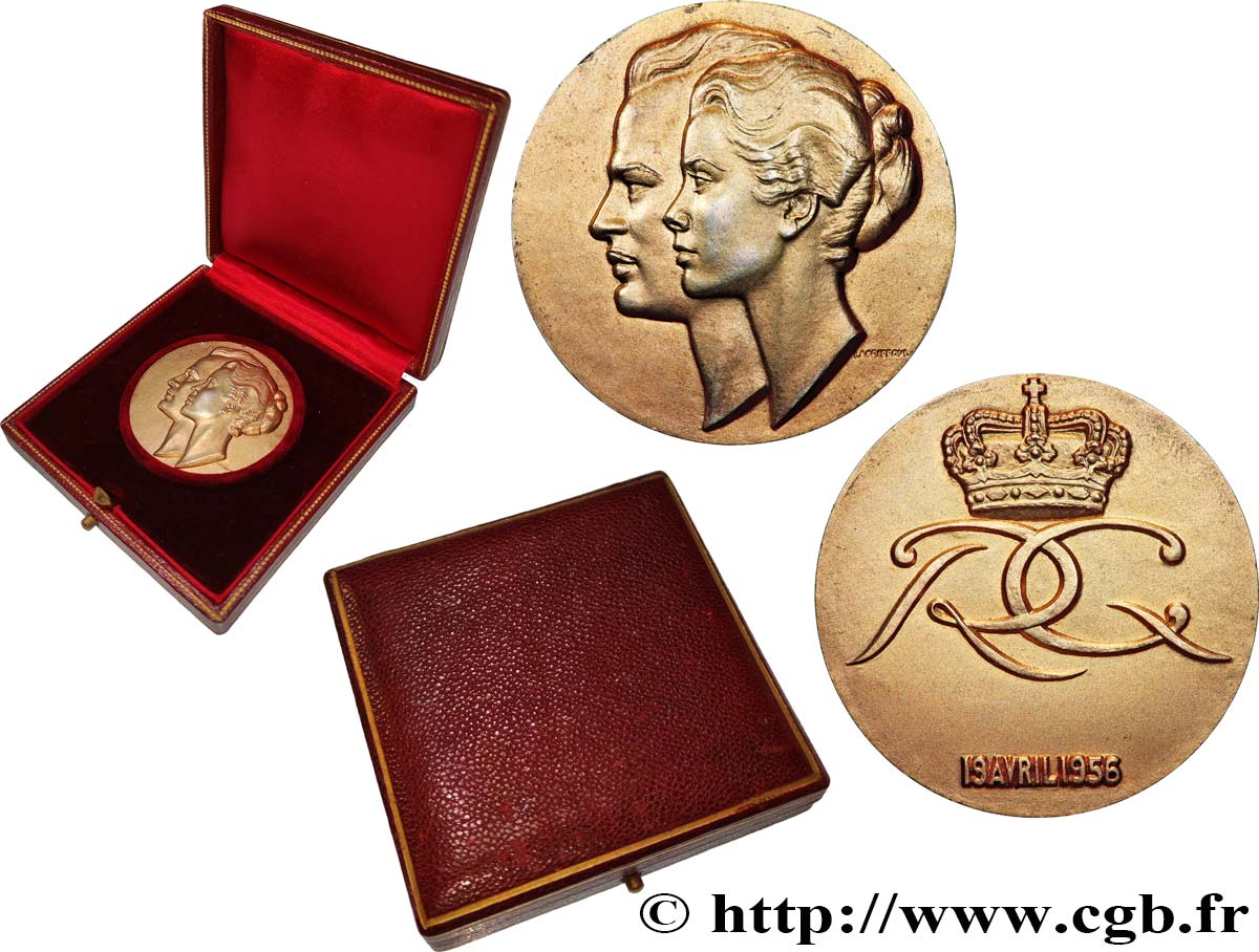 MONACO Médaille, Rainier III et Grace fVZ