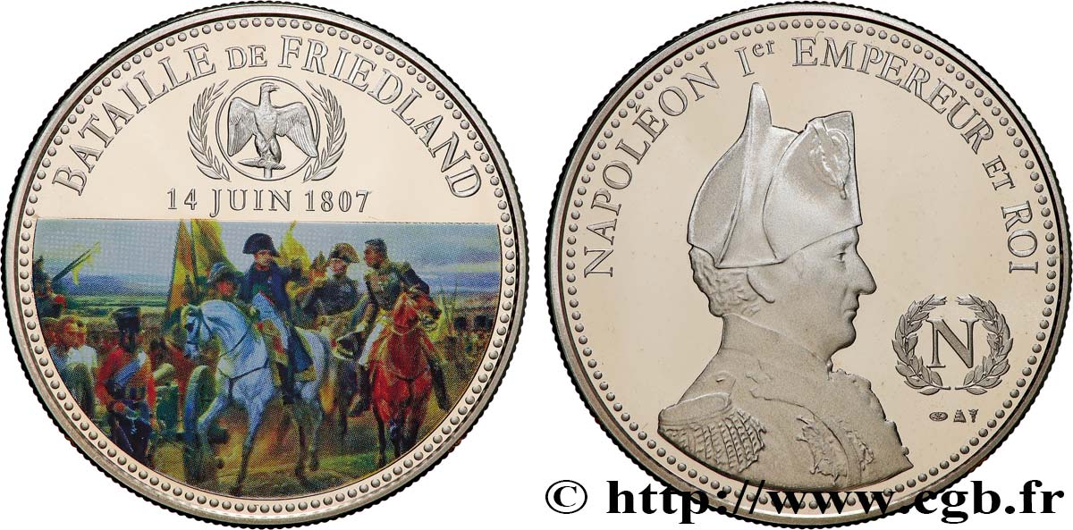 QUINTA REPUBLICA FRANCESA Médaille, Bataille de Friedland SC