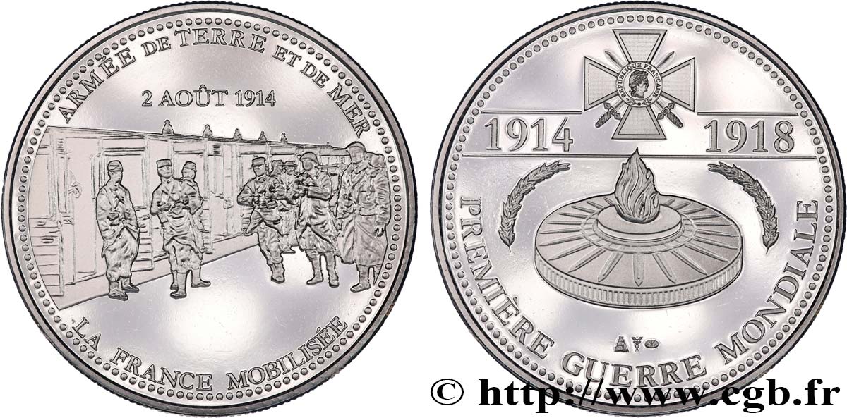 FUNFTE FRANZOSISCHE REPUBLIK Médaille commémorative, La France mobilisée fST