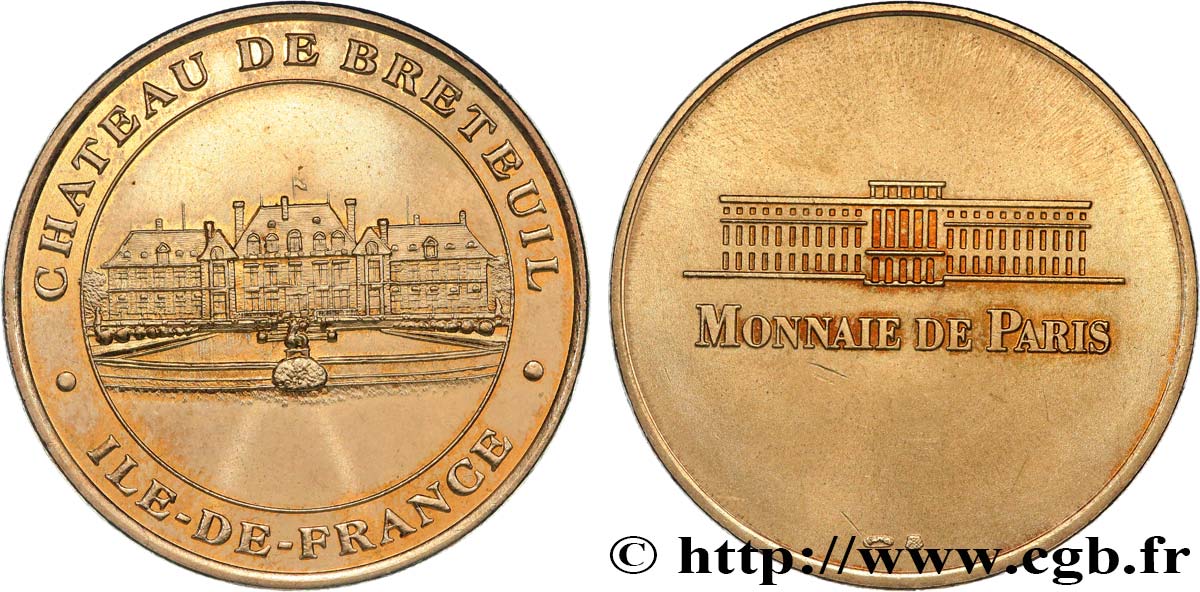 MÉDAILLES TOURISTIQUES Médaille touristique, Château de Breteuil TTB+