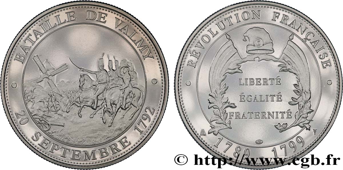 CINQUIÈME RÉPUBLIQUE Médaille, Bataille de Valmy SPL