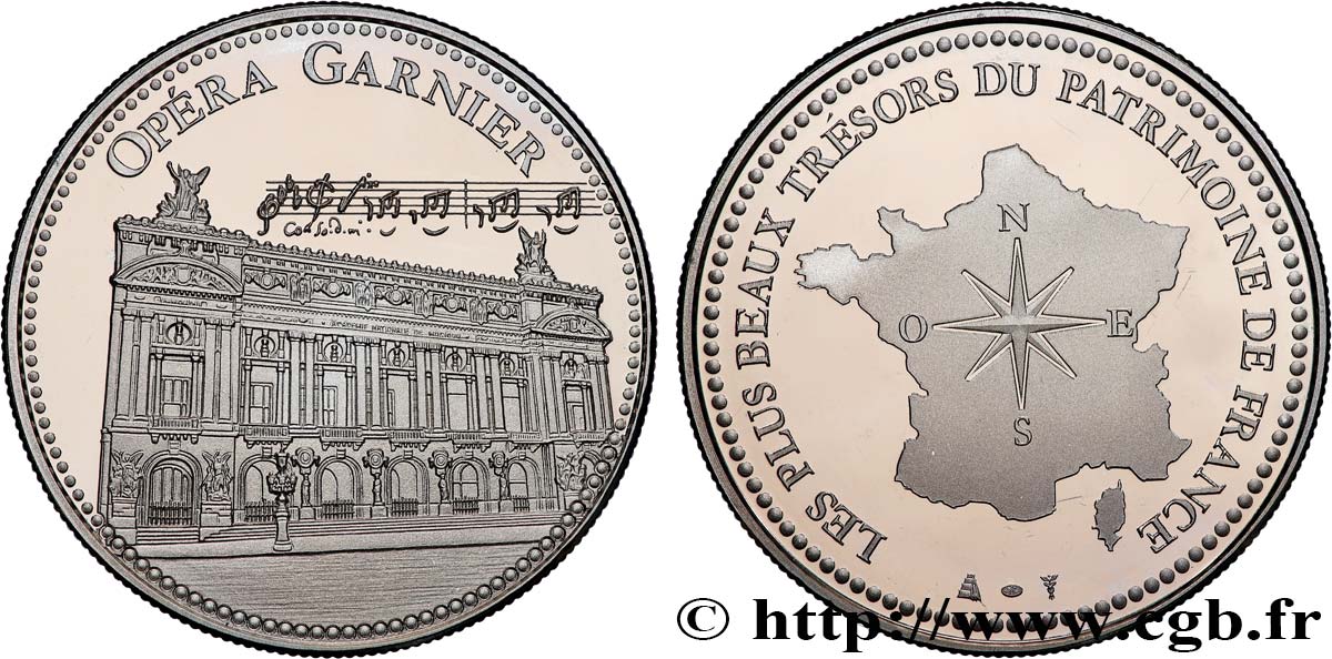 MONUMENTS ET HISTOIRE Médaille, Opéra Garnier SPL