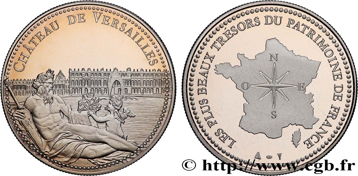 MONUMENTS ET HISTOIRE Médaille, Château de Versailles SUP