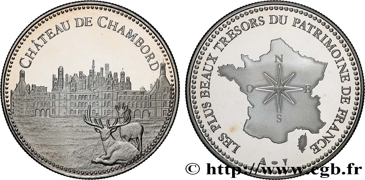 MONUMENTS ET HISTOIRE Médaille, Château de Chambord SPL