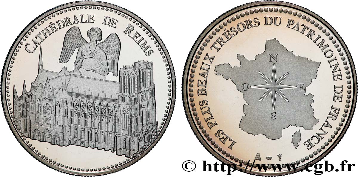 MONUMENTS ET HISTOIRE Médaille, Cathédrale de Reims SPL