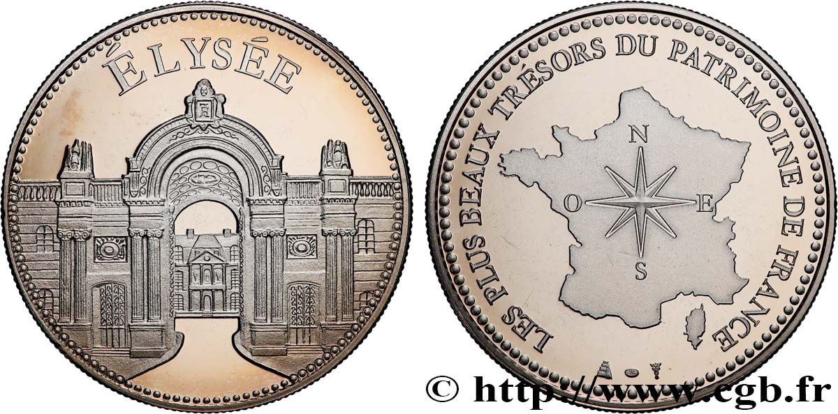 MONUMENTS ET HISTOIRE Médaille, L’Élysée SPL