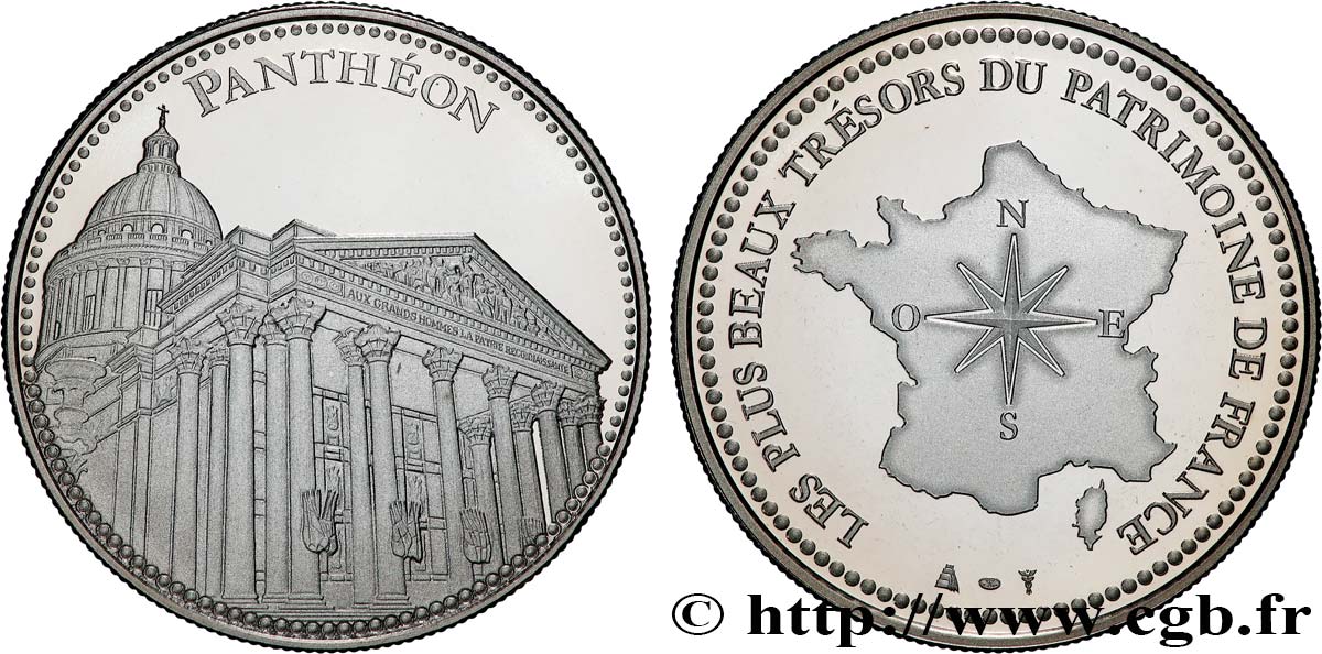MONUMENTS ET HISTOIRE Médaille, Le Panthéon SPL