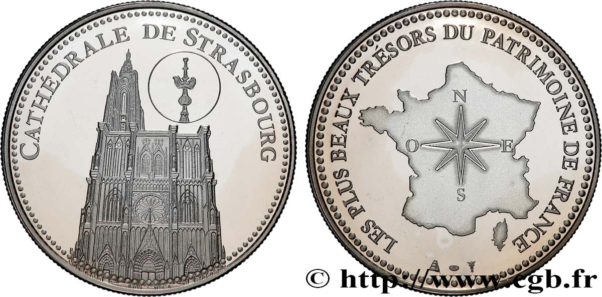 BUILDINGS AND HISTORY Médaille, Cathédrale de Strasbourg EBC