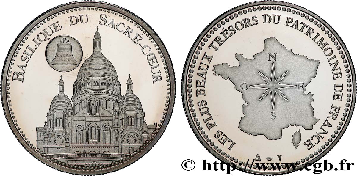 MONUMENTS ET HISTOIRE Médaille, Basilique du Sacré-Coeur SUP