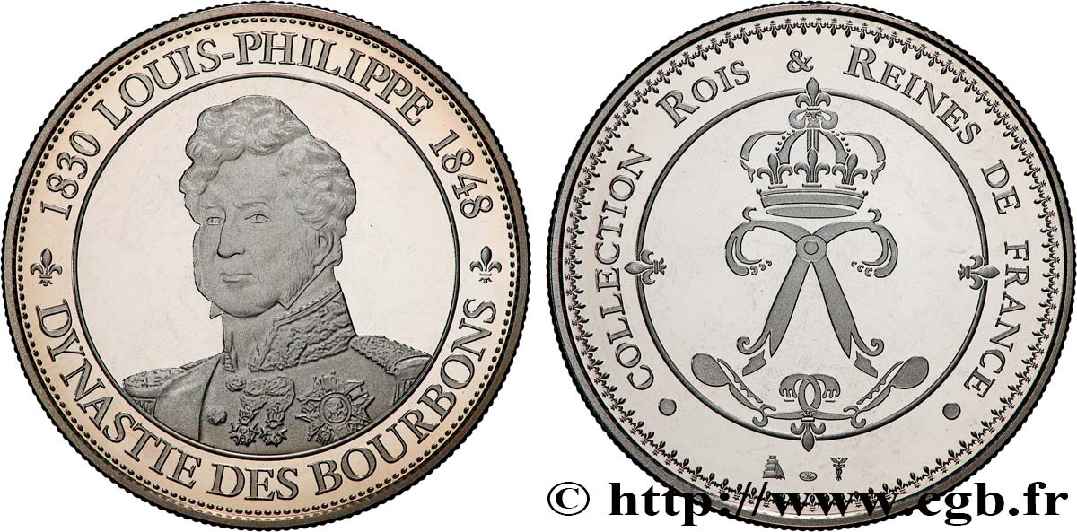 COLLECTION ROIS & REINES DE FRANCE Médaille, Louis-Philippe SPL
