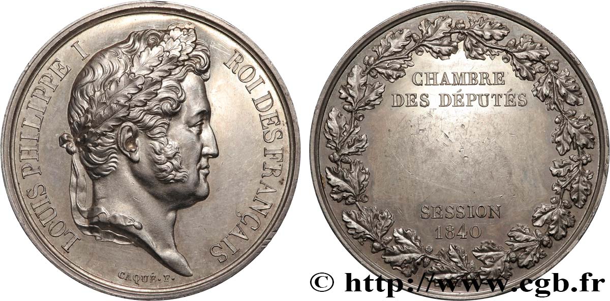 LUIS FELIPE I Médaille parlementaire EBC
