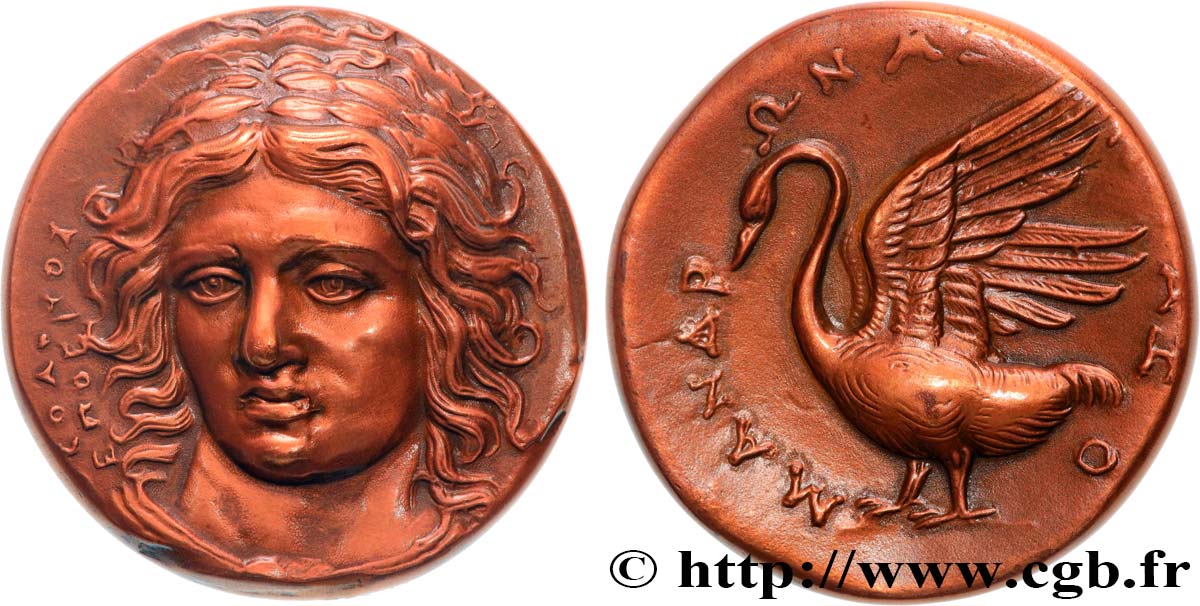 V REPUBLIC Médaille antiquisante, Tétradrachme de Clazomènes (Ionie) AU