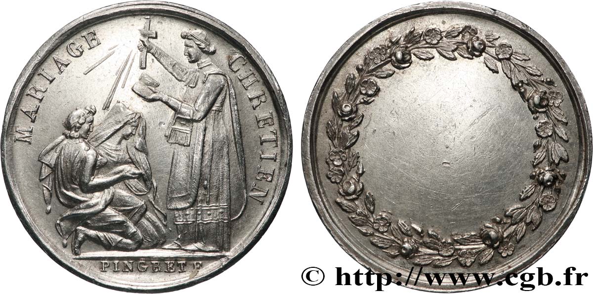 AMOUR ET MARIAGE Médaille, Mariage chrétien AU
