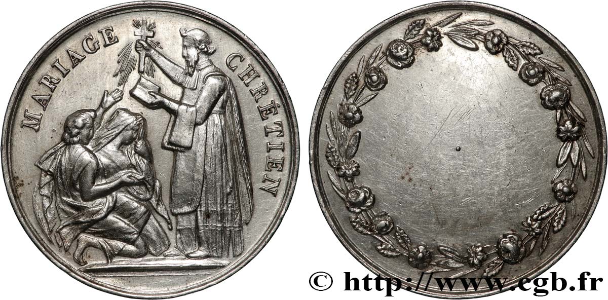 AMOUR ET MARIAGE Médaille, Mariage chrétien MBC+