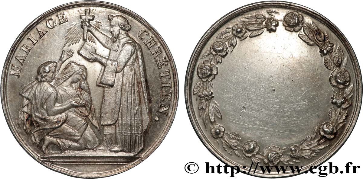 AMOUR ET MARIAGE Médaille, Mariage chrétien fVZ