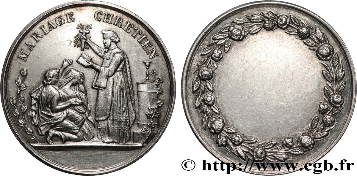 AMOUR ET MARIAGE Médaille, Mariage chrétien AU