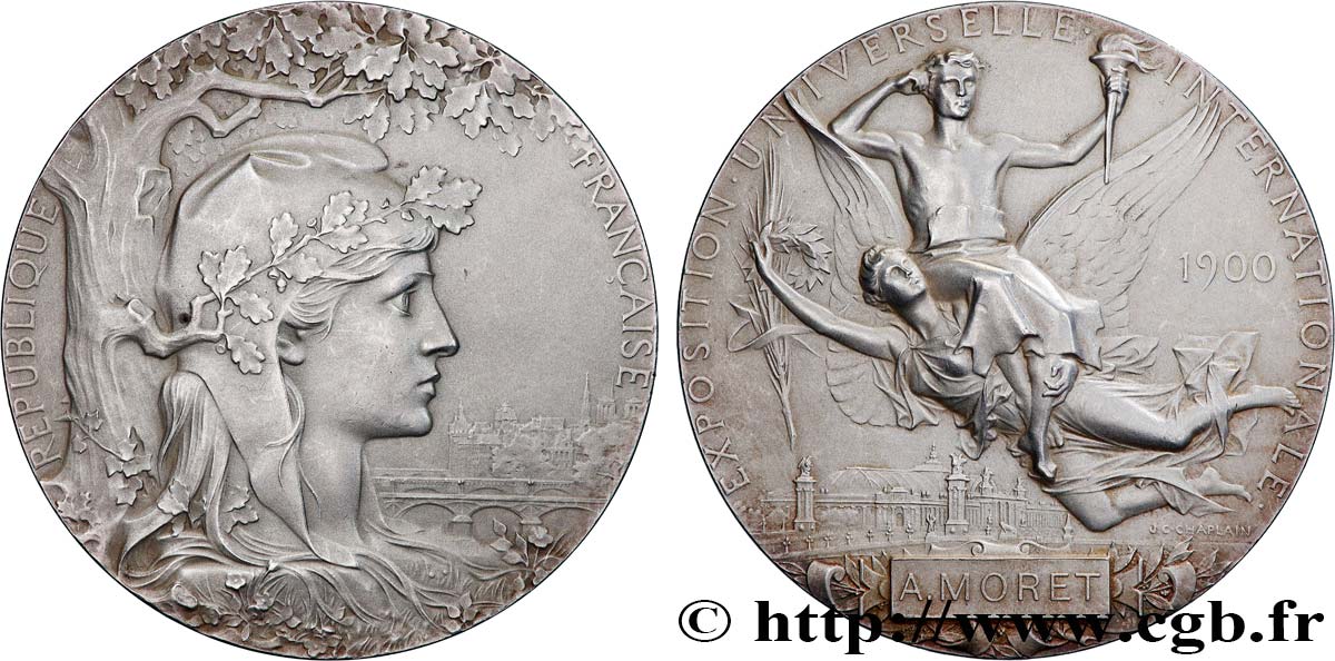 TERZA REPUBBLICA FRANCESE Médaille, Exposition Universelle Internationale SPL