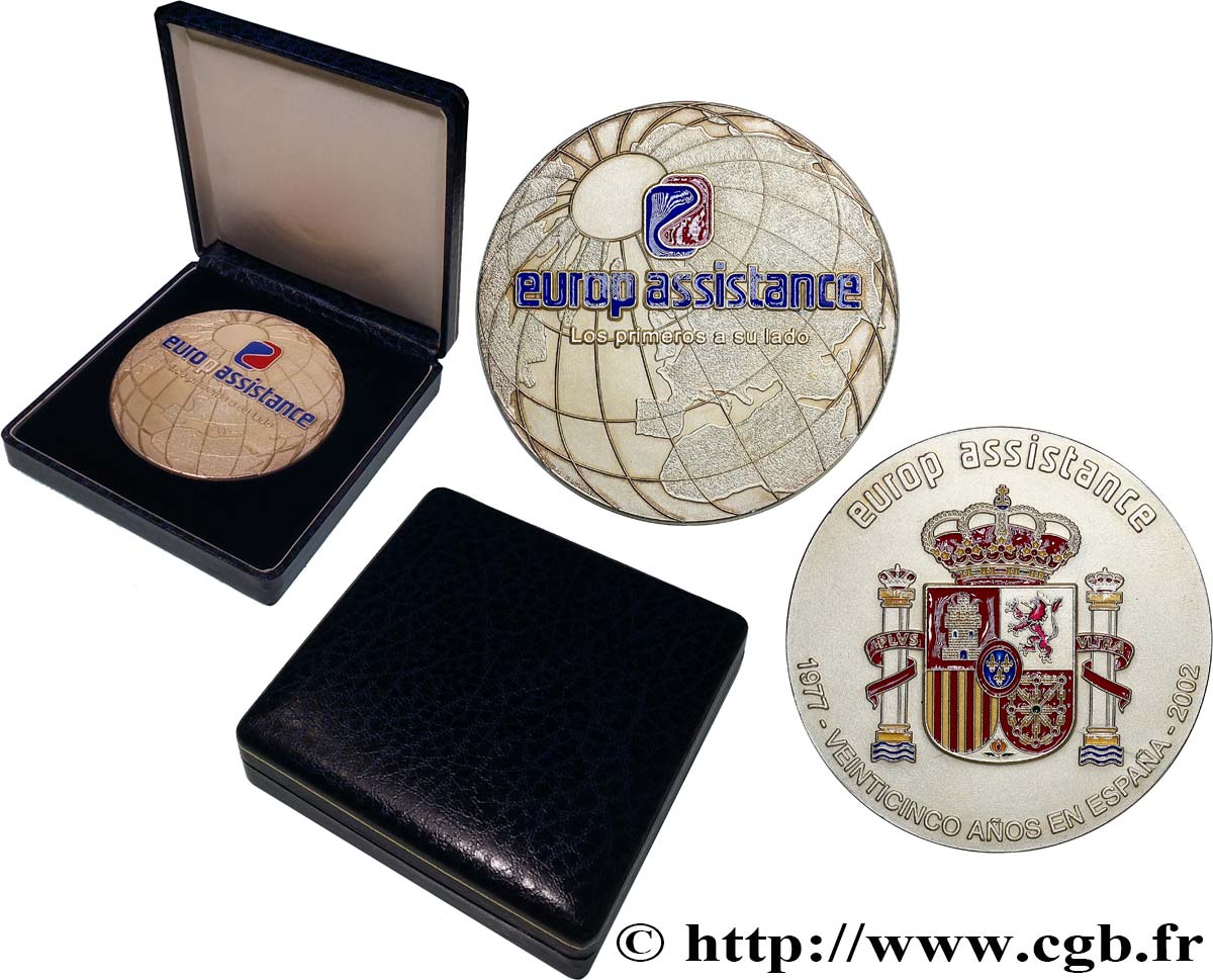 ASSURANCES Médaille, 25e anniversaire de l’Europ Assistance en Espagne SUP