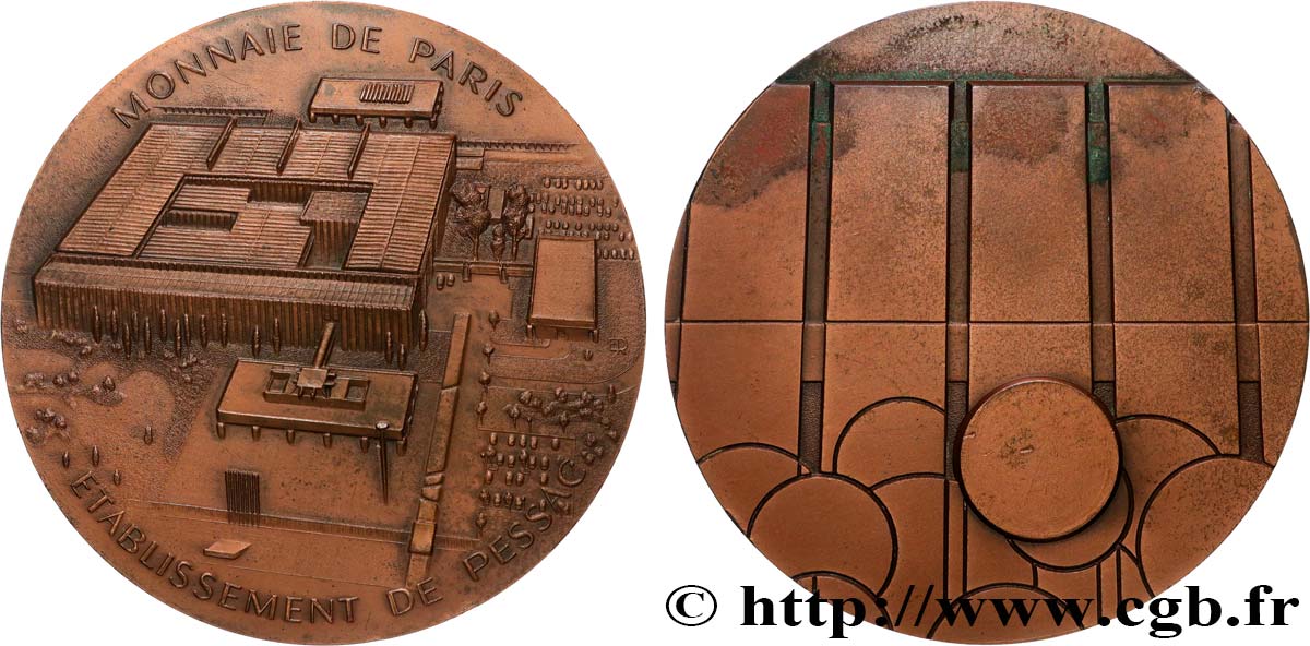 MONNAIE DE PARIS Médaille, Monnaie de Paris, Etablissement de Pessac q.SPL