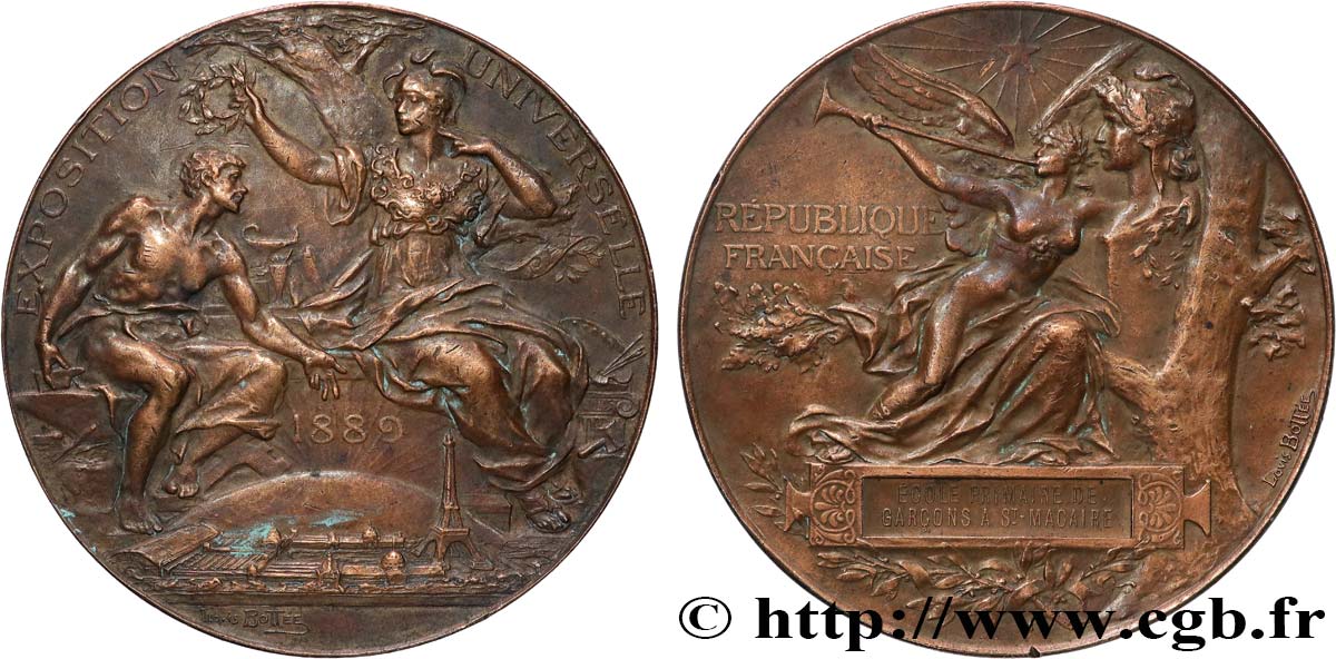 TERZA REPUBBLICA FRANCESE Médaille, Exposition Universelle q.SPL
