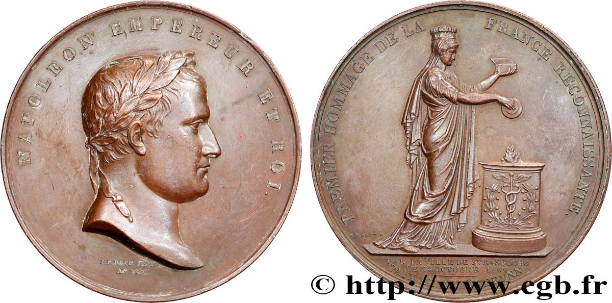 PRIMO IMPERO Médaille, Paix de Schönnbrunn BB