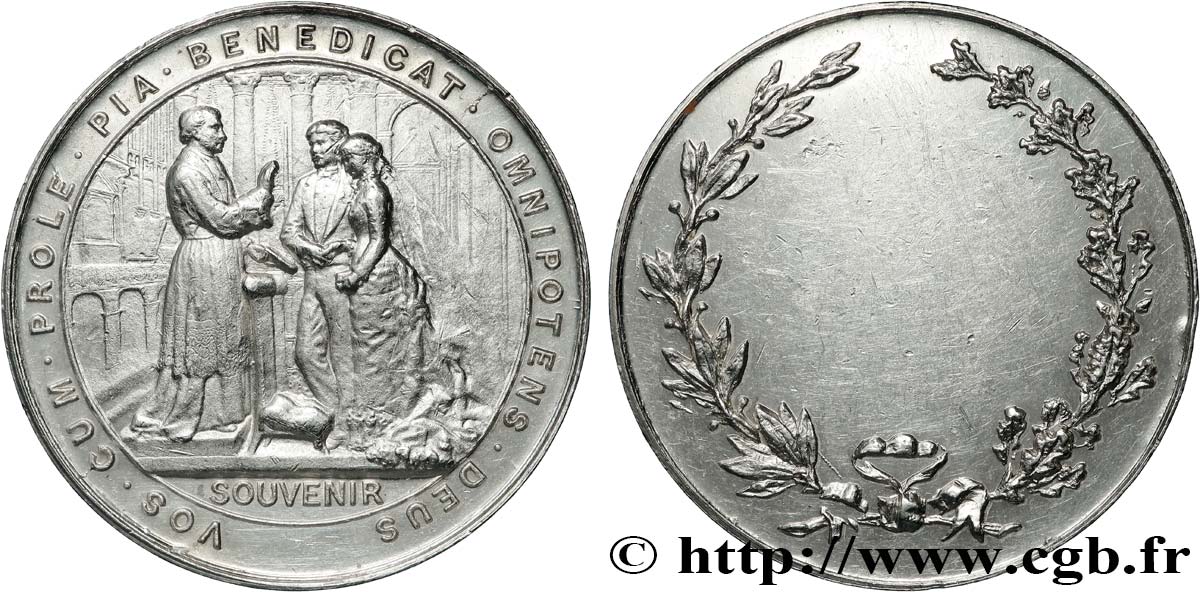 AMOUR ET MARIAGE Médaille de mariage, Souvenir q.SPL