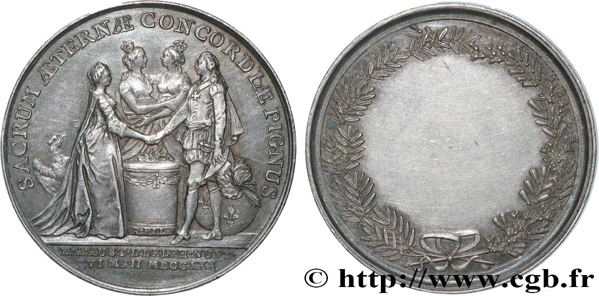 AMOUR ET MARIAGE Médaille de mariage TTB+