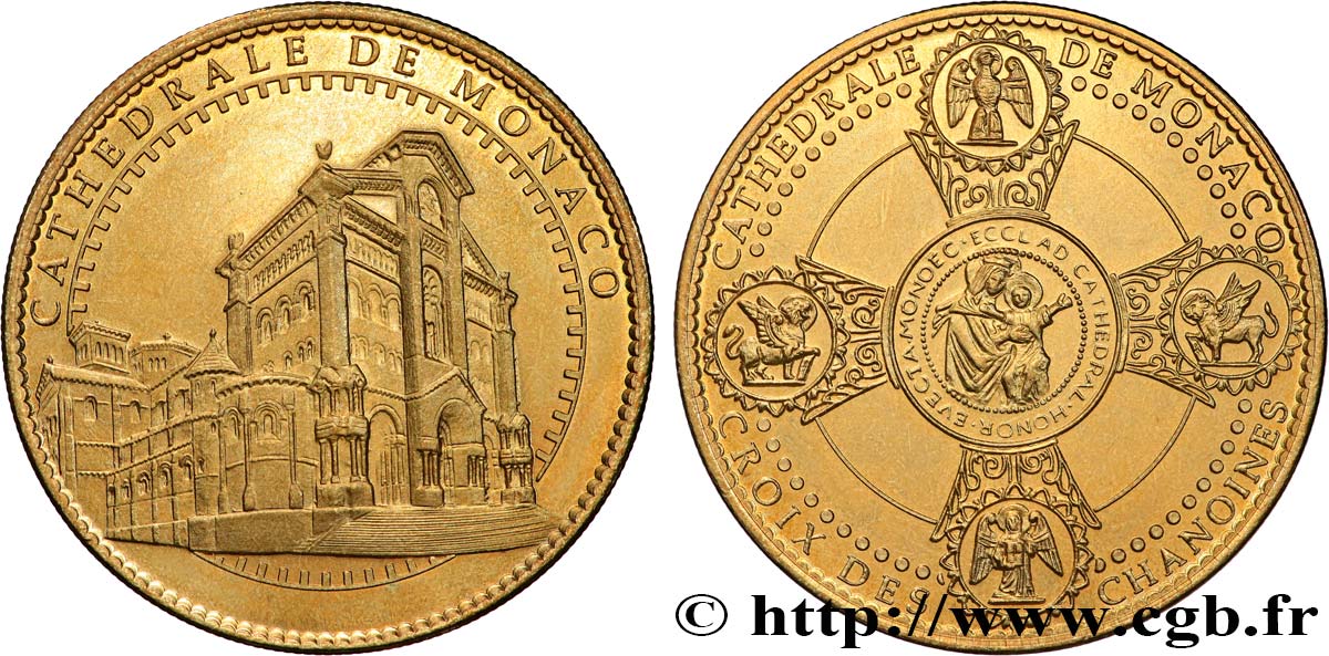 TOURISTIC MEDALS Médaille touristique, Cathédrale de Monaco fme_839484