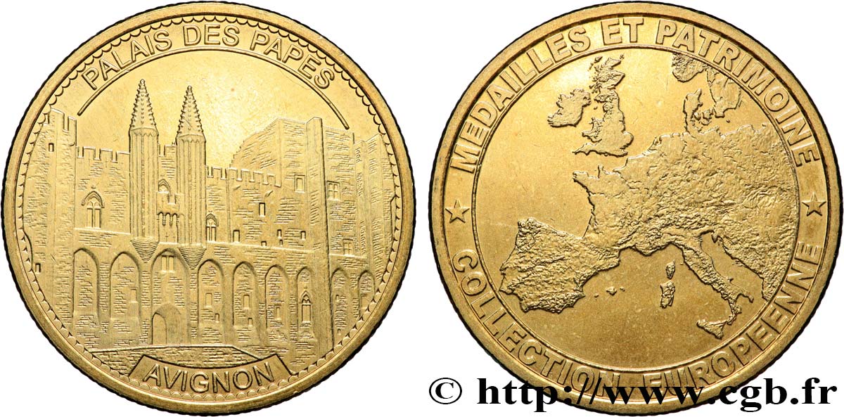 MÉDAILLES TOURISTIQUES Médaille touristique, Palais des papes TTB+