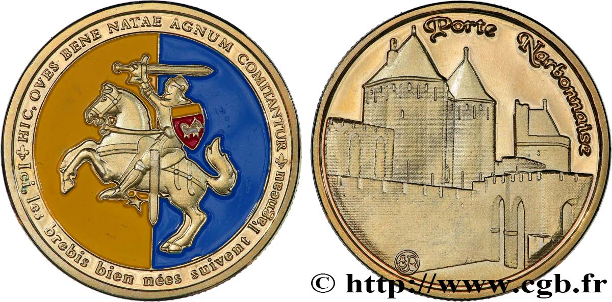 MÉDAILLES TOURISTIQUES Médaille touristique, La porte narbonnaise SUP