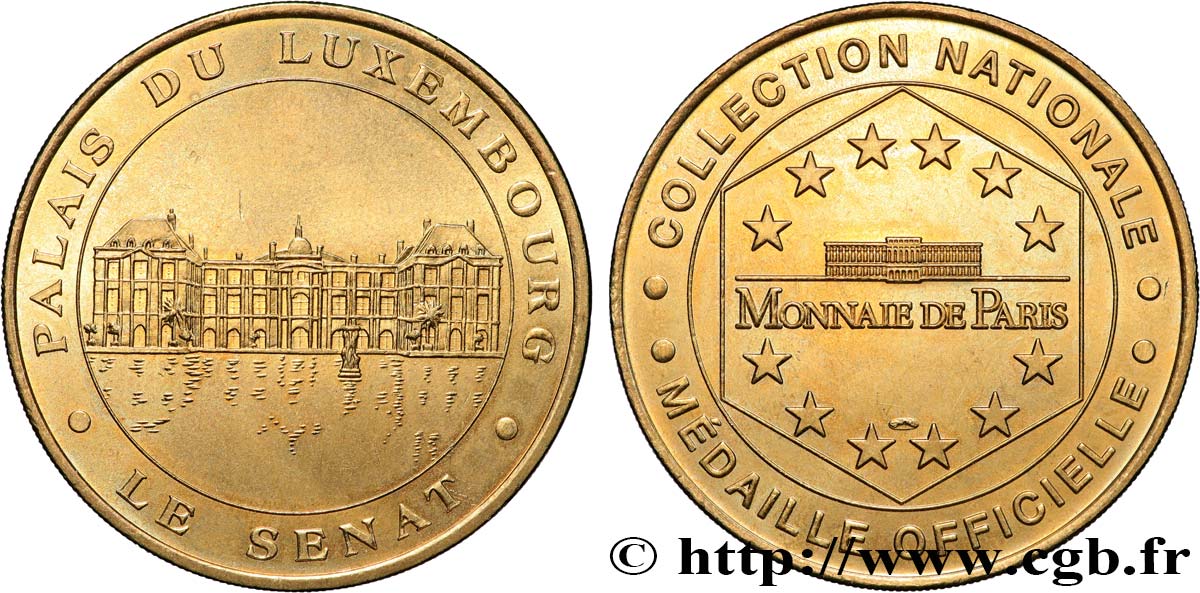 TOURISTIC MEDALS Médaille touristique, Palais du Luxembourg, Le Sénat AU