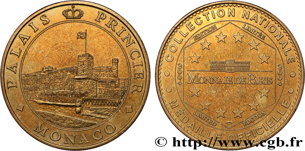 MÉDAILLES TOURISTIQUES Médaille touristique, Palais princier de Monaco SUP