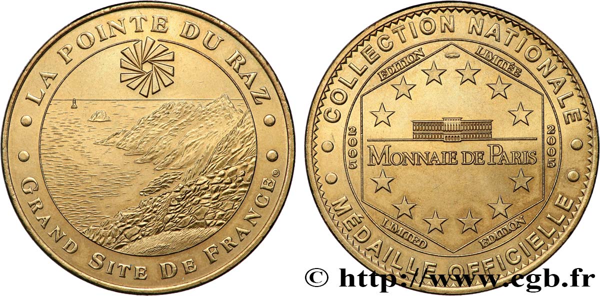 MÉDAILLES TOURISTIQUES Médaille touristique, La Pointe du Raz SUP